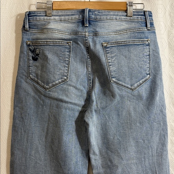 Driftwood Women's Pants Sz 29 Jeans Charlee Embroidered Cuff - Picture 6 of 9